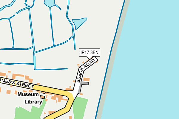 IP17 3EN map - OS OpenMap – Local (Ordnance Survey)