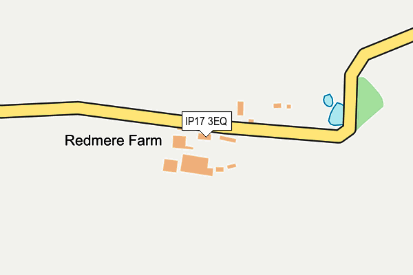 IP17 3EQ map - OS OpenMap – Local (Ordnance Survey)