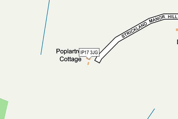 IP17 3JG map - OS OpenMap – Local (Ordnance Survey)