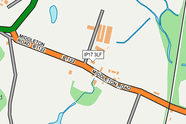 IP17 3LF map - OS OpenMap – Local (Ordnance Survey)