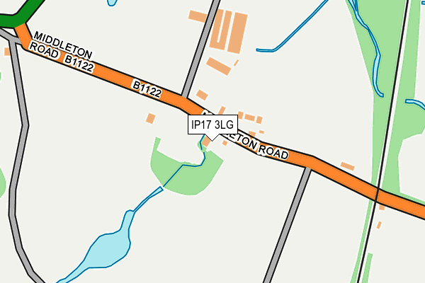 IP17 3LG map - OS OpenMap – Local (Ordnance Survey)