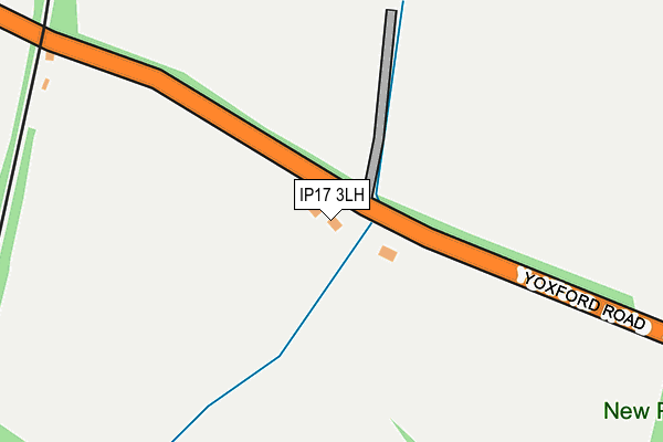 IP17 3LH map - OS OpenMap – Local (Ordnance Survey)
