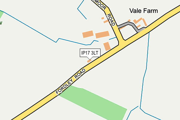 IP17 3LT map - OS OpenMap – Local (Ordnance Survey)