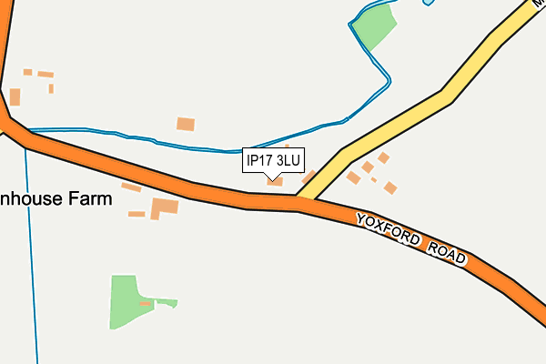 IP17 3LU map - OS OpenMap – Local (Ordnance Survey)