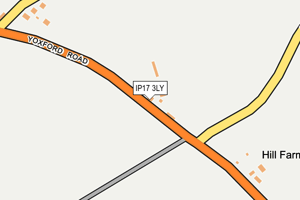 IP17 3LY map - OS OpenMap – Local (Ordnance Survey)