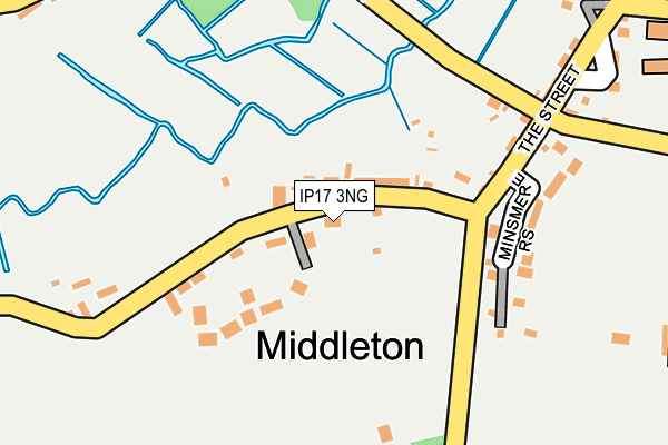 IP17 3NG map - OS OpenMap – Local (Ordnance Survey)