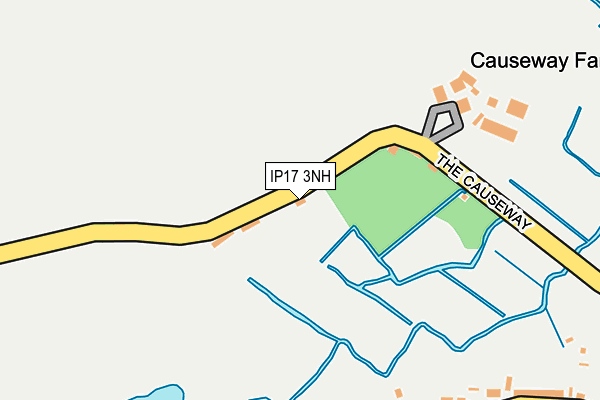 IP17 3NH map - OS OpenMap – Local (Ordnance Survey)