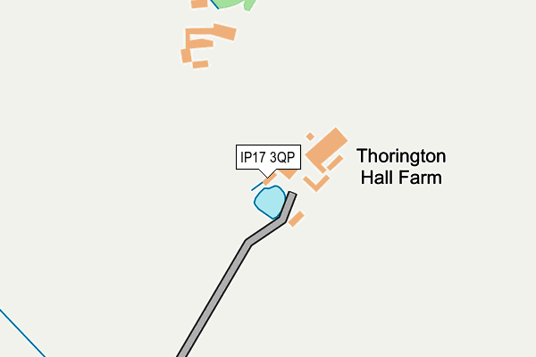 IP17 3QP map - OS OpenMap – Local (Ordnance Survey)