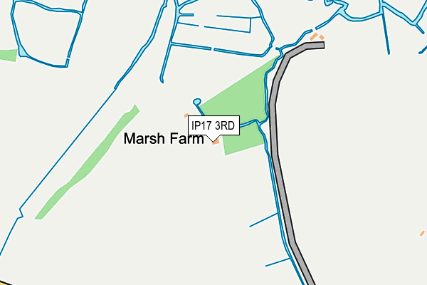 IP17 3RD map - OS OpenMap – Local (Ordnance Survey)