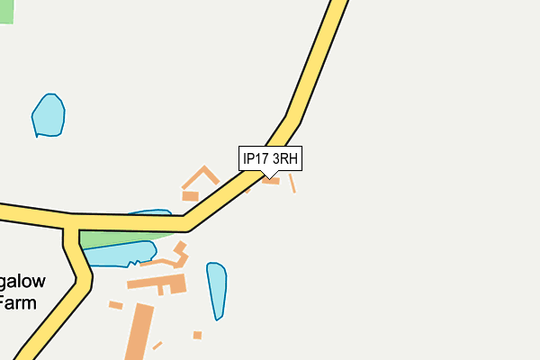 IP17 3RH map - OS OpenMap – Local (Ordnance Survey)