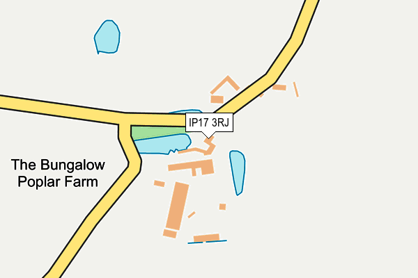 IP17 3RJ map - OS OpenMap – Local (Ordnance Survey)