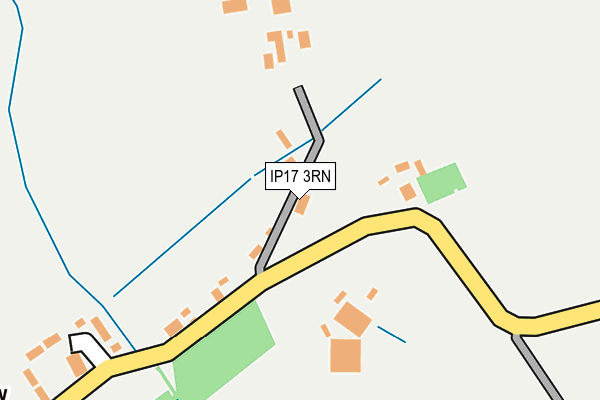 IP17 3RN map - OS OpenMap – Local (Ordnance Survey)