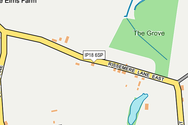 IP18 6SP map - OS OpenMap – Local (Ordnance Survey)