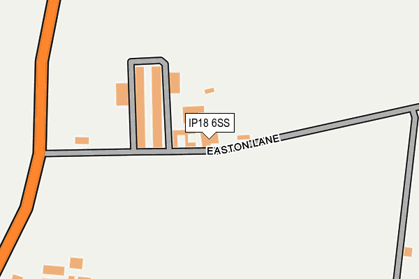 IP18 6SS map - OS OpenMap – Local (Ordnance Survey)