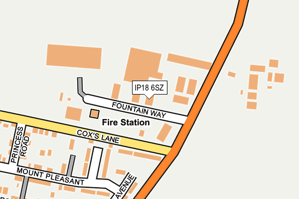 Map of COOPER & DENNY LIMITED at local scale