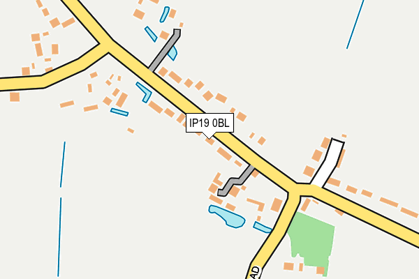 IP19 0BL map - OS OpenMap – Local (Ordnance Survey)