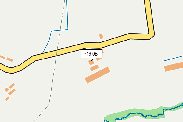 IP19 0BT map - OS OpenMap – Local (Ordnance Survey)