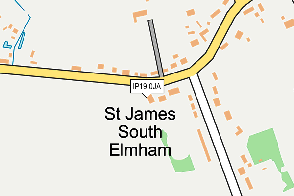 IP19 0JA map - OS OpenMap – Local (Ordnance Survey)