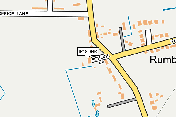 IP19 0NR map - OS OpenMap – Local (Ordnance Survey)