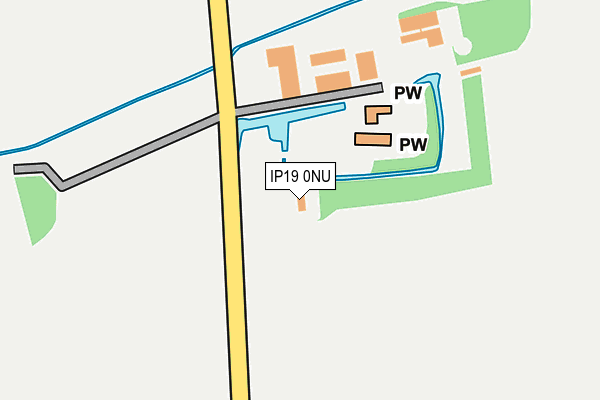 IP19 0NU map - OS OpenMap – Local (Ordnance Survey)