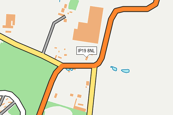 IP19 8NL map - OS OpenMap – Local (Ordnance Survey)