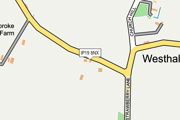 IP19 8NX map - OS OpenMap – Local (Ordnance Survey)