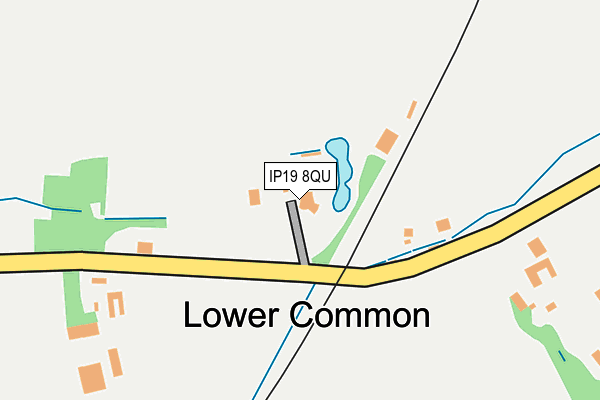 IP19 8QU map - OS OpenMap – Local (Ordnance Survey)