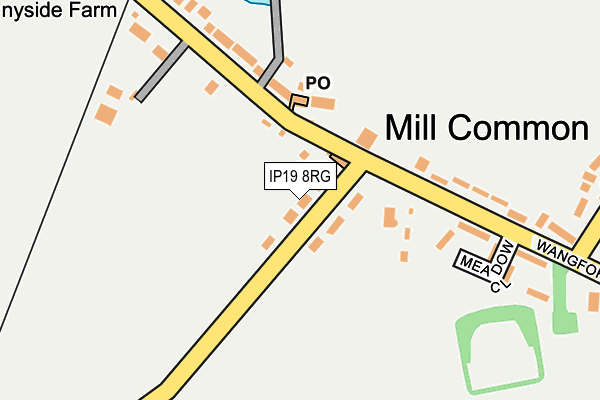 IP19 8RG map - OS OpenMap – Local (Ordnance Survey)