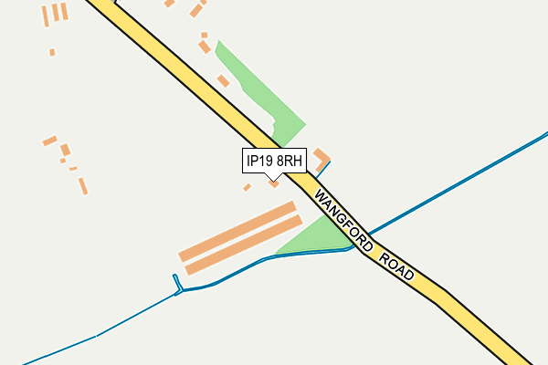 IP19 8RH map - OS OpenMap – Local (Ordnance Survey)