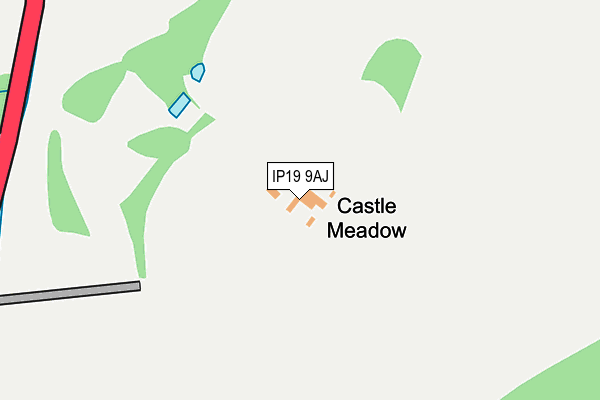 IP19 9AJ map - OS OpenMap – Local (Ordnance Survey)