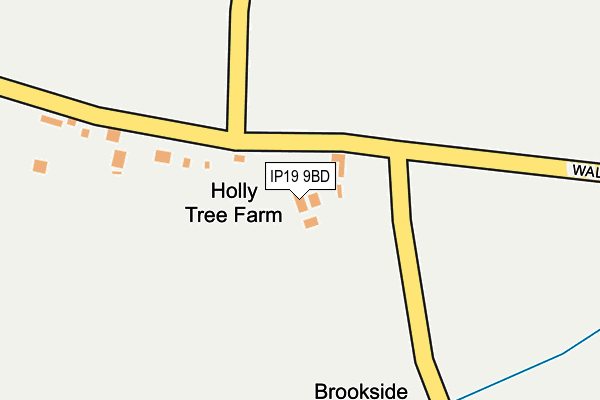 IP19 9BD map - OS OpenMap – Local (Ordnance Survey)