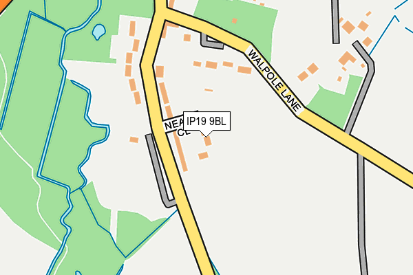 IP19 9BL map - OS OpenMap – Local (Ordnance Survey)