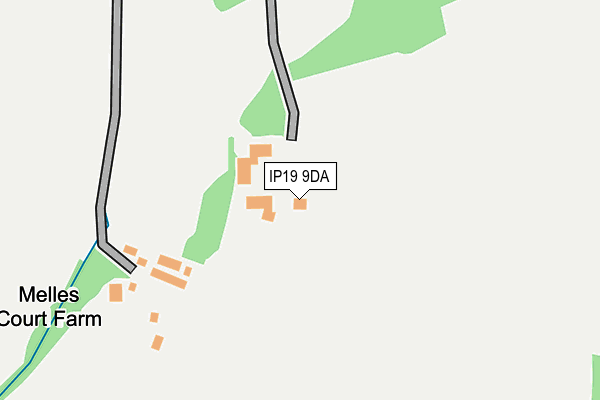 IP19 9DA map - OS OpenMap – Local (Ordnance Survey)