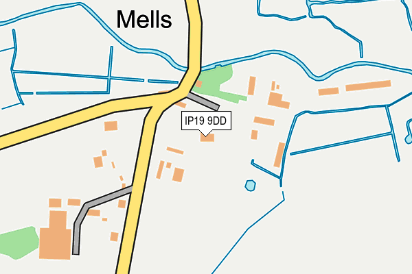 IP19 9DD map - OS OpenMap – Local (Ordnance Survey)