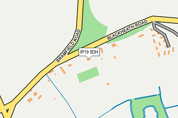 IP19 9DH map - OS OpenMap – Local (Ordnance Survey)