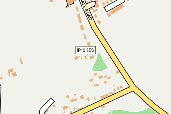 IP19 9ES map - OS OpenMap – Local (Ordnance Survey)