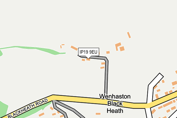 IP19 9EU map - OS OpenMap – Local (Ordnance Survey)