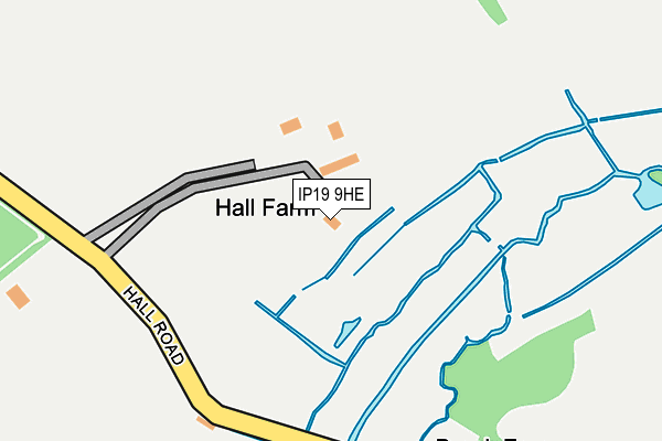 IP19 9HE map - OS OpenMap – Local (Ordnance Survey)