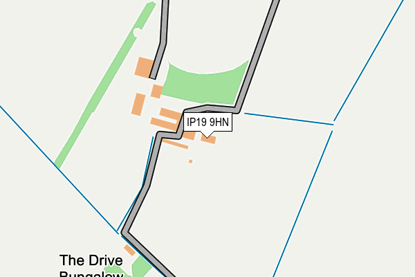 IP19 9HN map - OS OpenMap – Local (Ordnance Survey)