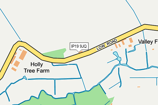 IP19 9JQ map - OS OpenMap – Local (Ordnance Survey)