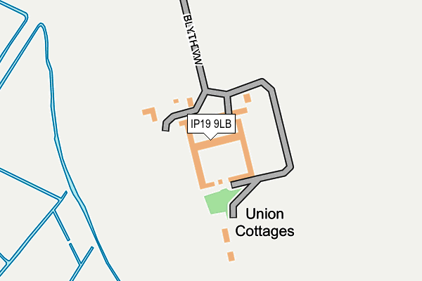 IP19 9LB map - OS OpenMap – Local (Ordnance Survey)