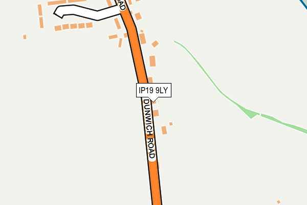 IP19 9LY map - OS OpenMap – Local (Ordnance Survey)