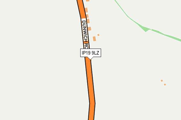 IP19 9LZ map - OS OpenMap – Local (Ordnance Survey)
