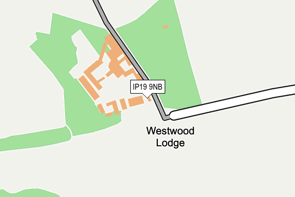 IP19 9NB map - OS OpenMap – Local (Ordnance Survey)