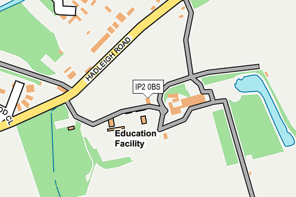 IP2 0BS map - OS OpenMap – Local (Ordnance Survey)