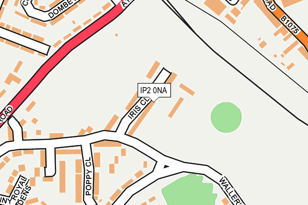 IP2 0NA map - OS OpenMap – Local (Ordnance Survey)