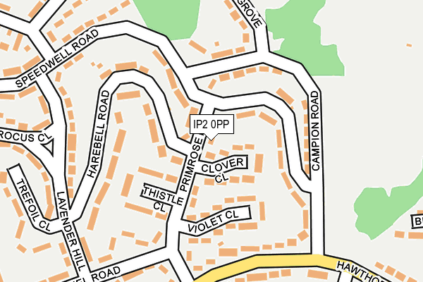 IP2 0PP map - OS OpenMap – Local (Ordnance Survey)