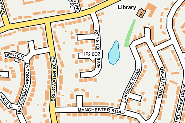 IP2 0QZ map - OS OpenMap – Local (Ordnance Survey)