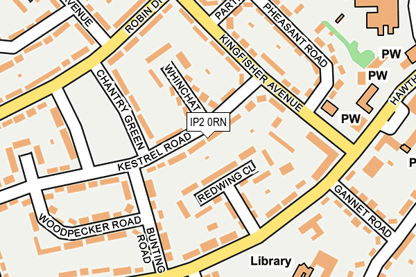 IP2 0RN map - OS OpenMap – Local (Ordnance Survey)
