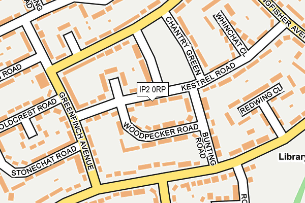 IP2 0RP map - OS OpenMap – Local (Ordnance Survey)